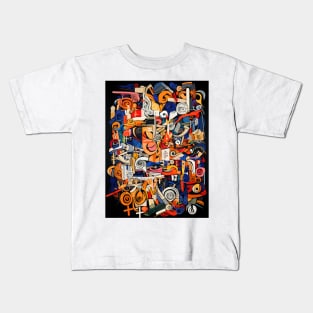 Abstract Fantasy Graffiti Kids T-Shirt